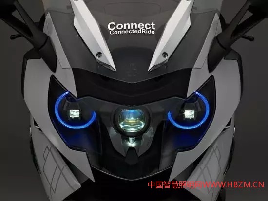 中国照明网提供:BMWK1600GTL概念车首次配备了激光大灯照明科技