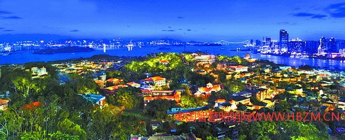 鼓浪屿夜景改造效果图。