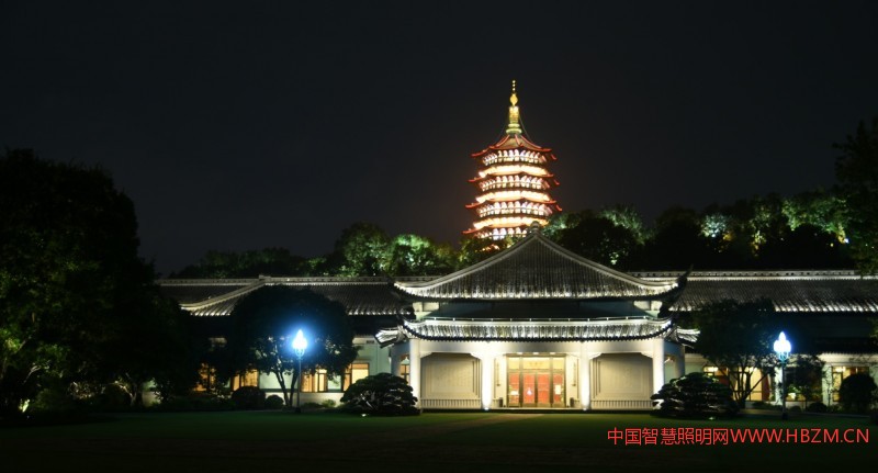 浙江西子宾馆夜景照明设计