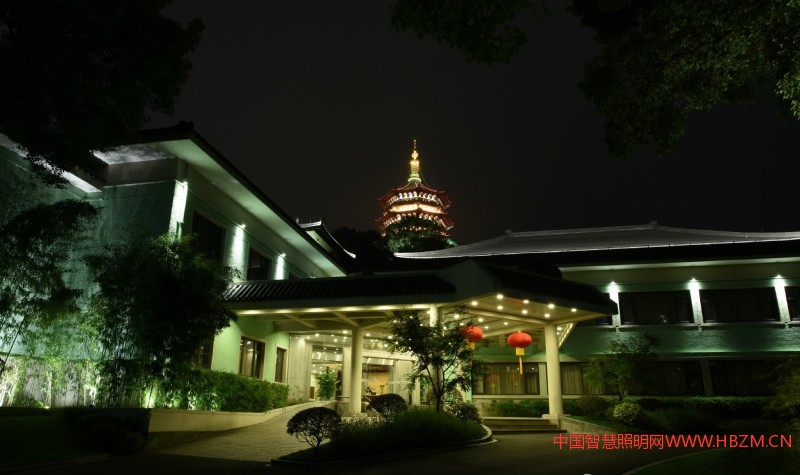 浙江西子宾馆夜景照明设计