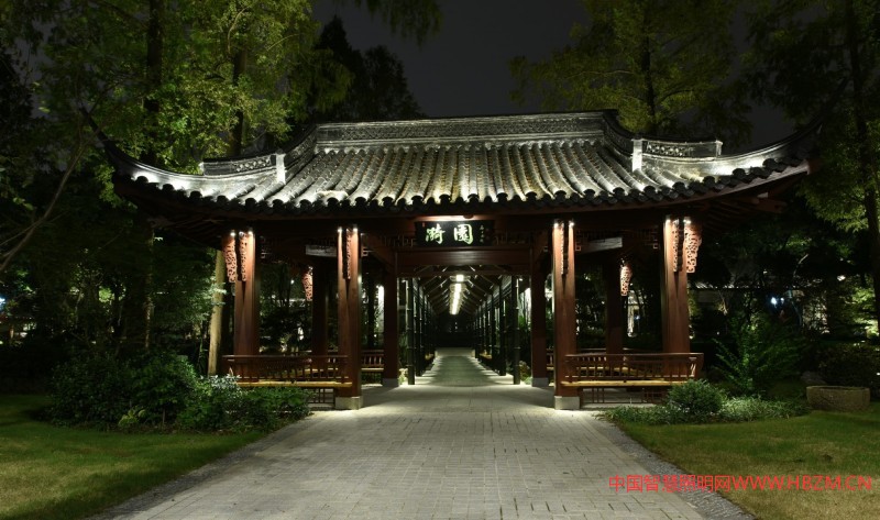浙江西子宾馆夜景照明设计