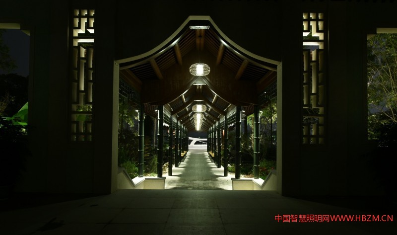 浙江西子宾馆夜景照明设计