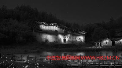 大田东坂巫大夫第的夜晚灯光效果