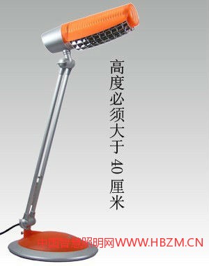 高度大于40厘米的护眼灯来照明