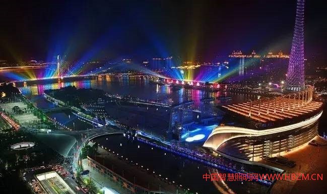 图:广州亚运会夜景