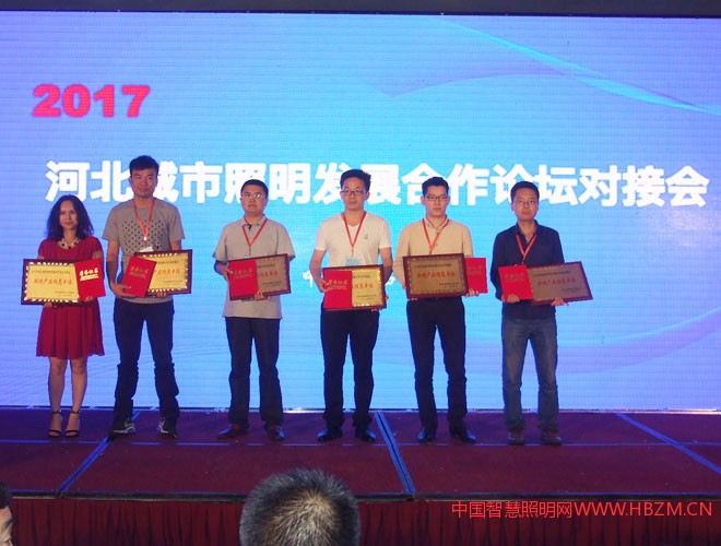 点击打开原图 2017河北城市照明发展合作论坛对接会“照明产品推荐单位”奖