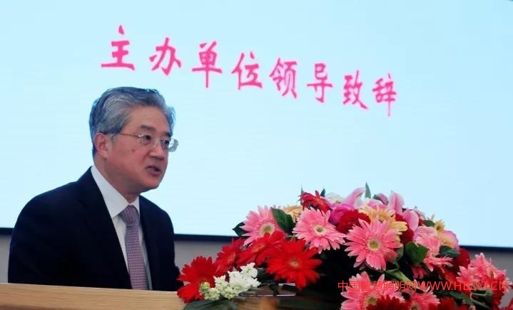 主办单位中国建筑科学研究院王俊院长在2017国际健康照明论坛致辞