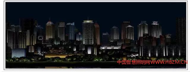 重庆渝中半岛多个片区 夜景灯光规划及设计