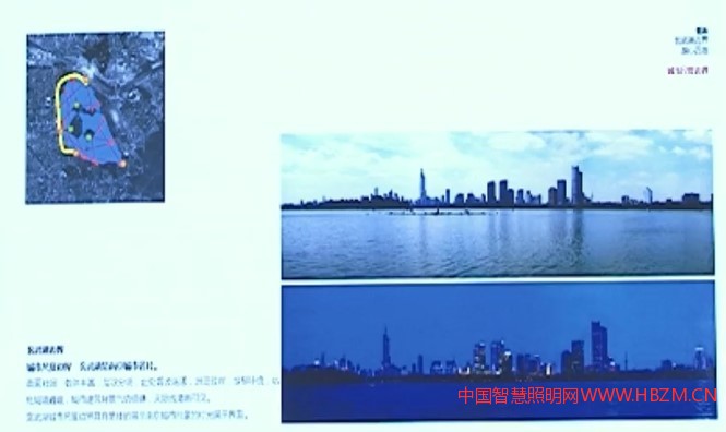 南京山水城林城市格局的这样一个界面