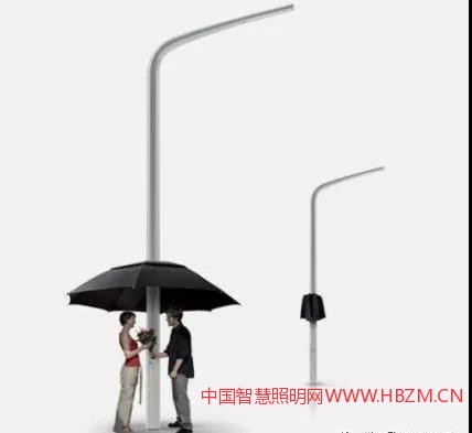 英国的雨伞路灯
