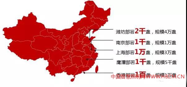 华为联手合作伙伴快速部署智能路灯