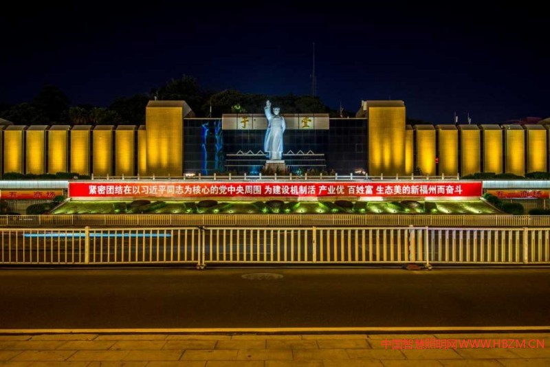 图注:街道的核心焦点标志物是重点照明对象。