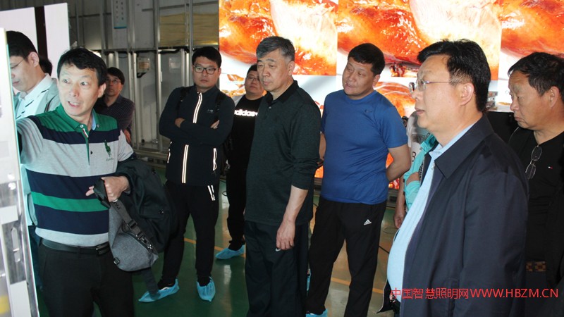 上海三思电子工程有限公司嘉善LED大屏和智慧灯杆生产基地参观考察