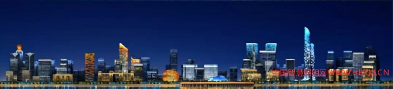 钱江新城夜景效果图-中国智慧照明网