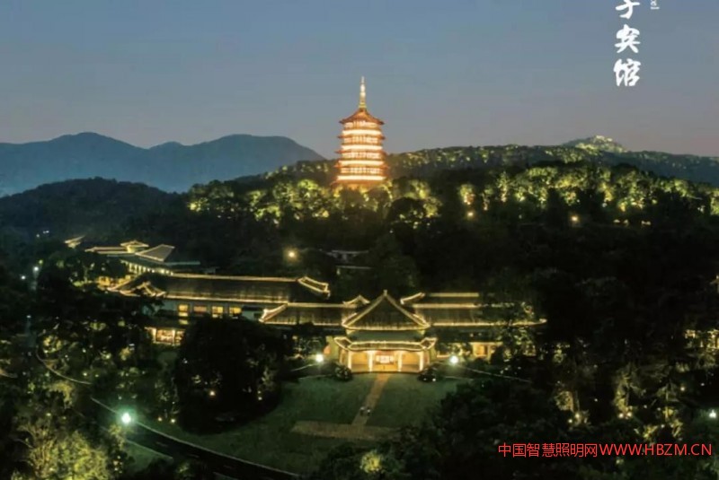 西湖雷锋塔夜景-中国智慧照明网
