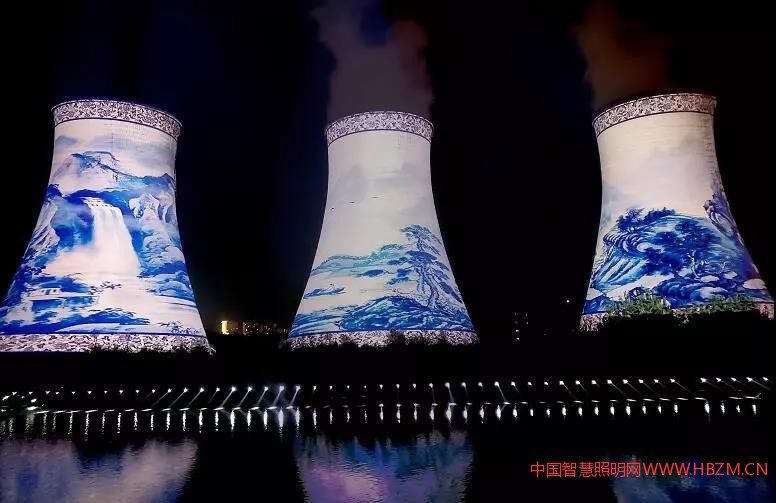 张家口“世界唯一高塔投影秀---中国智慧照明网