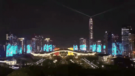 辉煌新时代深圳灯光秀---中国智慧照明网