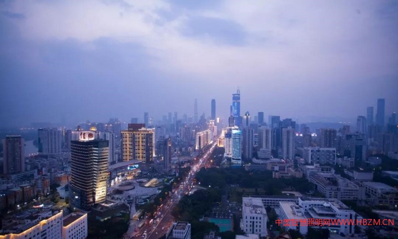 深南大道沿线福田段夜景照明--中国智慧照明网