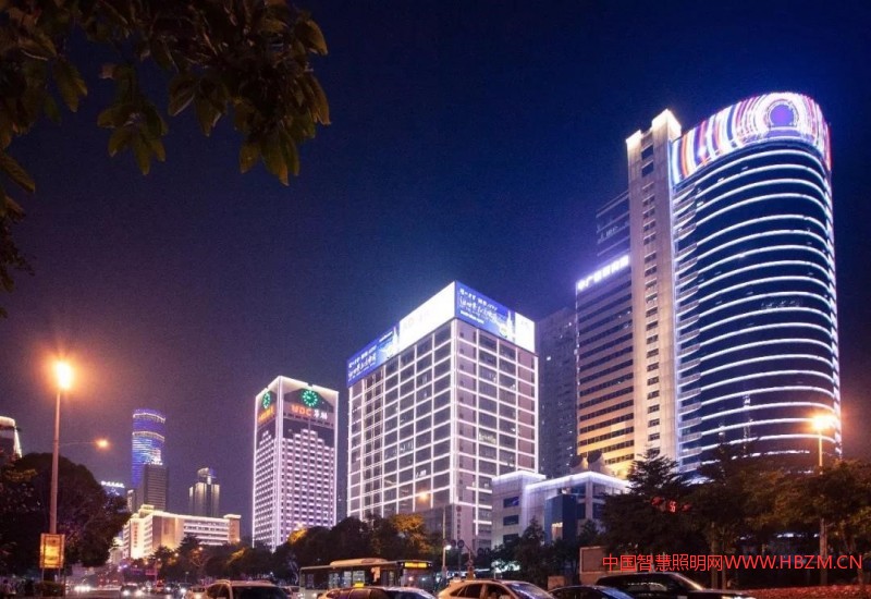 深南大道沿线福田段夜景照明--中国智慧照明网