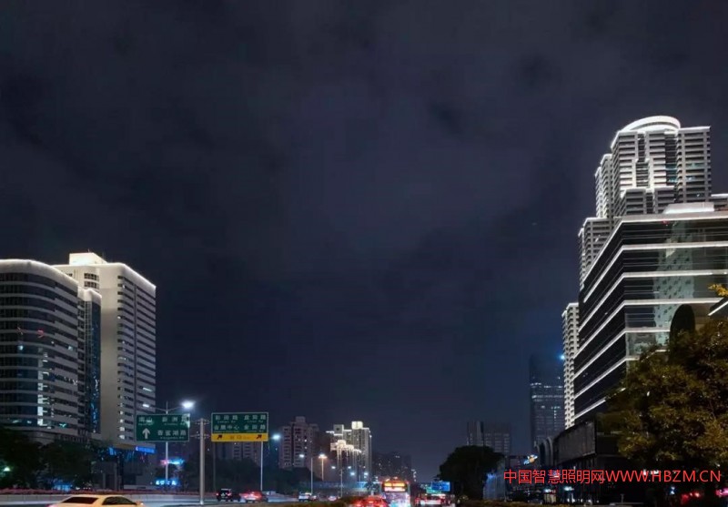 滨河大道沿线福田段夜景照明--中国智慧照明网