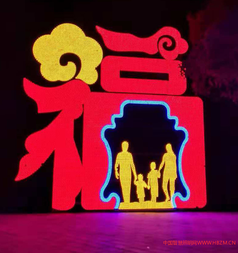 张家口，夜景照明的精彩