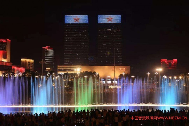 ▲南昌八一广场夜景提升改造