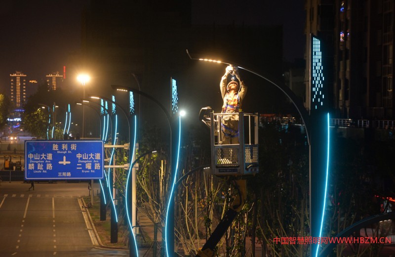 文化定制“小蛮腰”智慧路灯