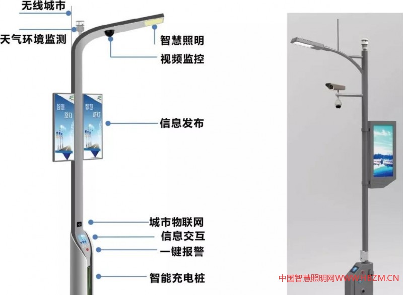 智慧灯杆 智慧路灯 智能灯杆