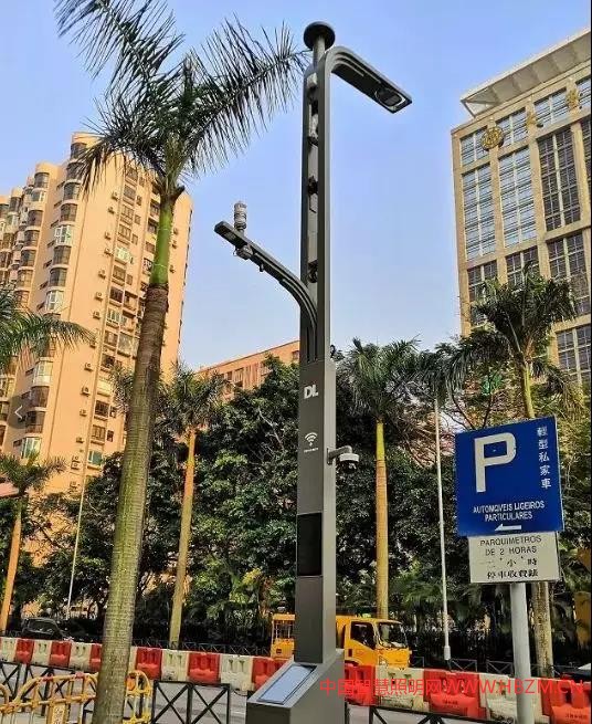澳门智慧灯杆涵盖18项智慧功能
