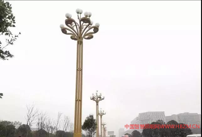 97盏智慧华灯点亮长沙首条智慧华灯道路