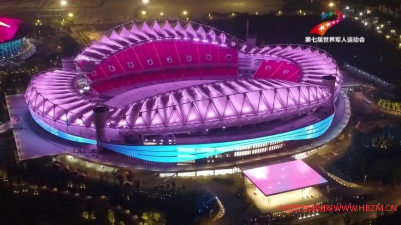 武汉的城市夜景照明和景观照明