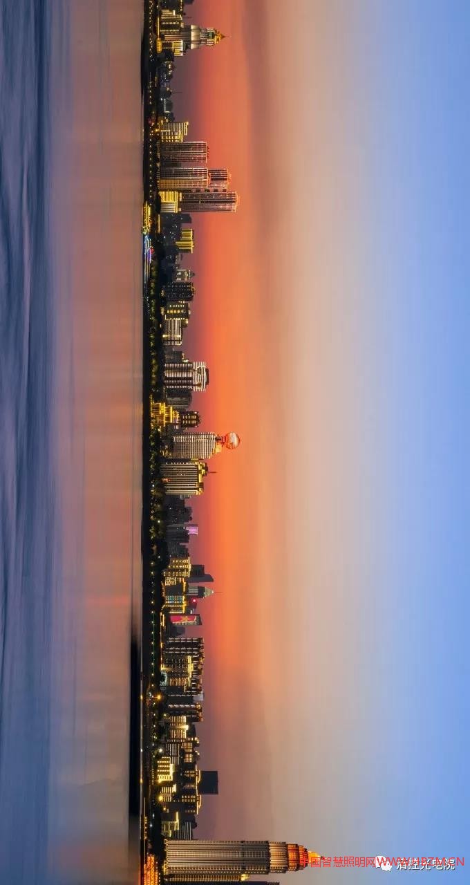 武汉的城市夜景照明和景观照明