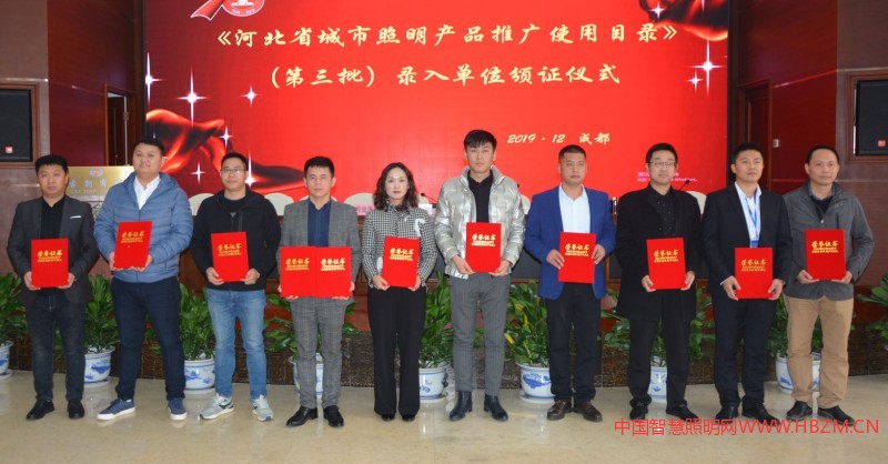 照明产品推广使用目录录入单位