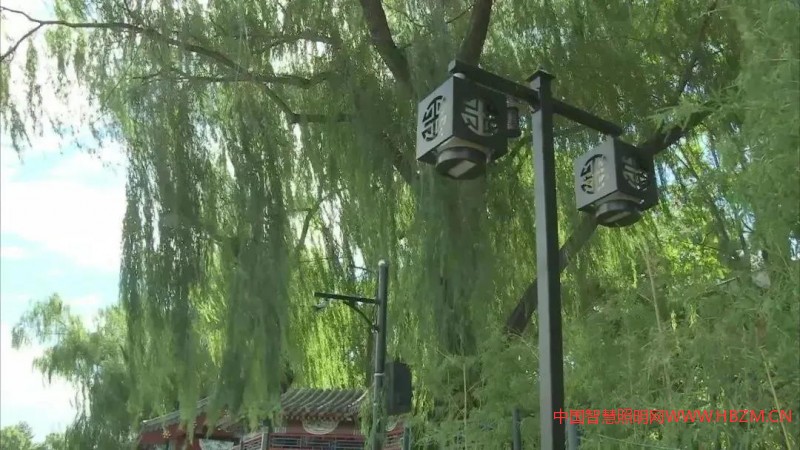 北京西海湿地公园智慧灯杆