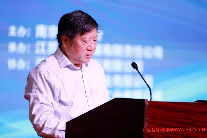 副理事长陈礼贵作《关于<南京照明学会章程>的修改说明》